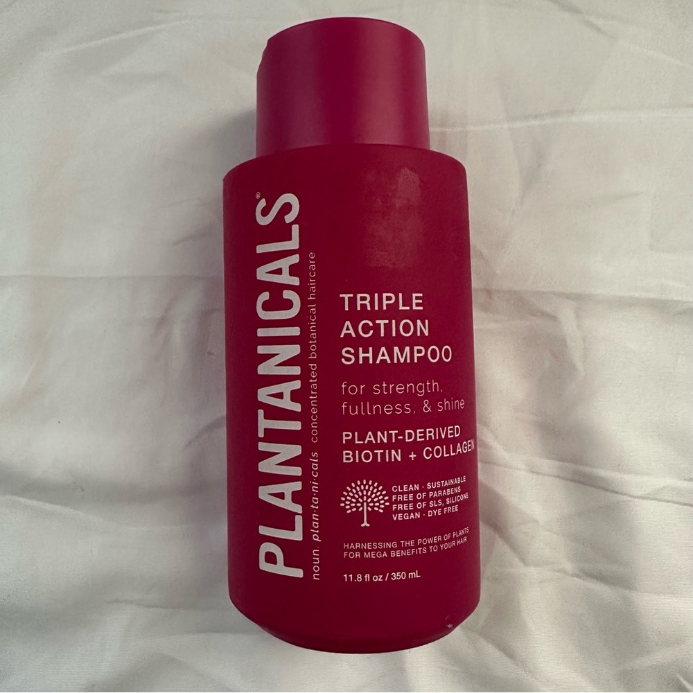 Plantanicals Triple Action Shampoo Biotin + Collagen 11.8 oz New